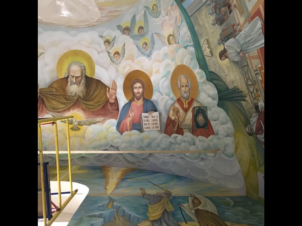 Роспись храма св. Николая в Троекурове