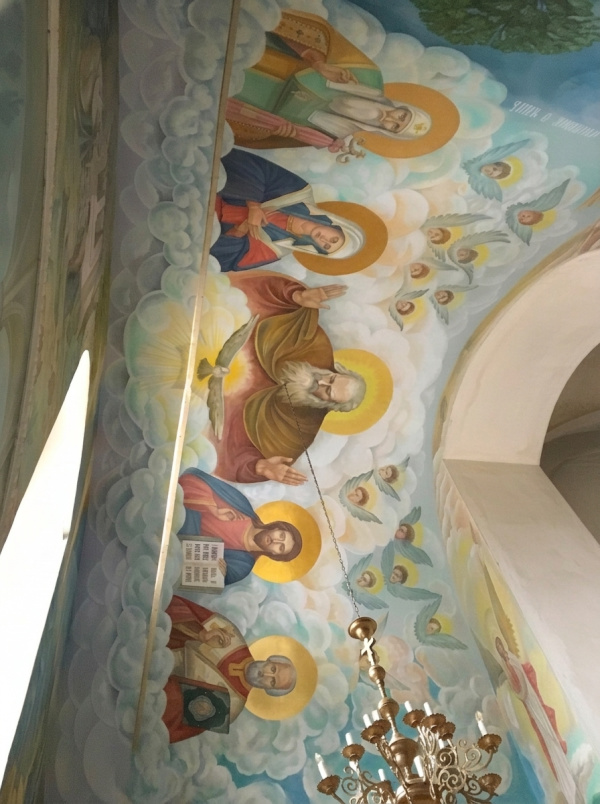 Роспись храма св. Николая в Троекурове